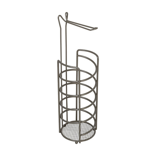 Satin Nickel 3 Roll Toilet Paper Holder and Dispenser