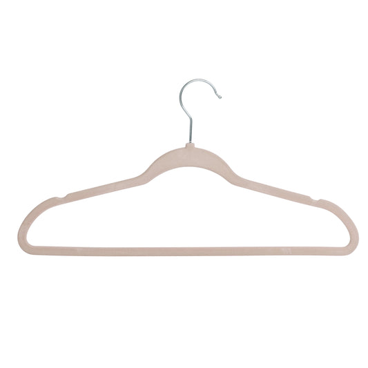 Dusty Pink Slim-Profile Non-Slip Velvet Hangers