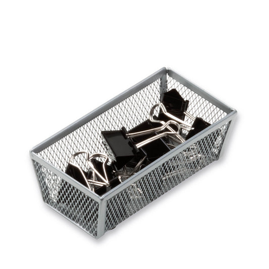 Silver 6 x 3 Wire Mesh Drawer Organizer