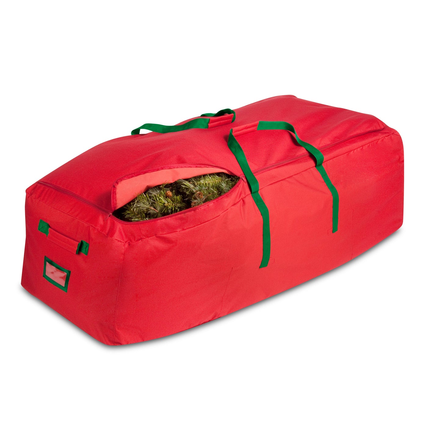 Red Extra Large Rolling Holiday Tree Storage Bag (Up to 10 Feet)